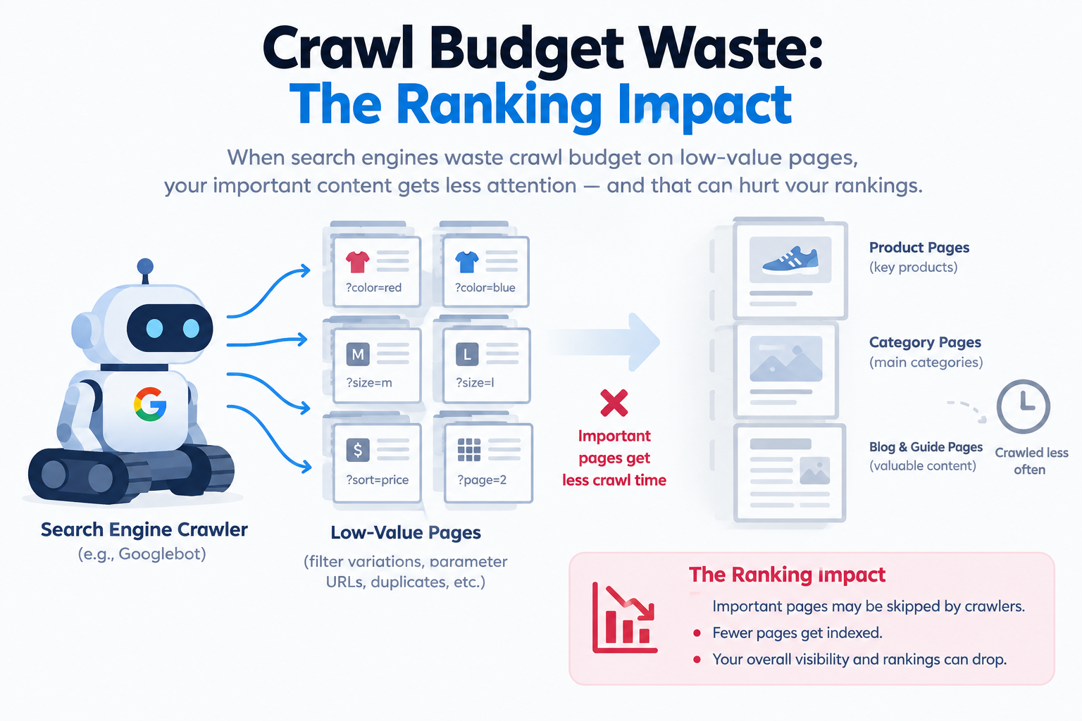 Crawl Budget Waste The Ranking Impact