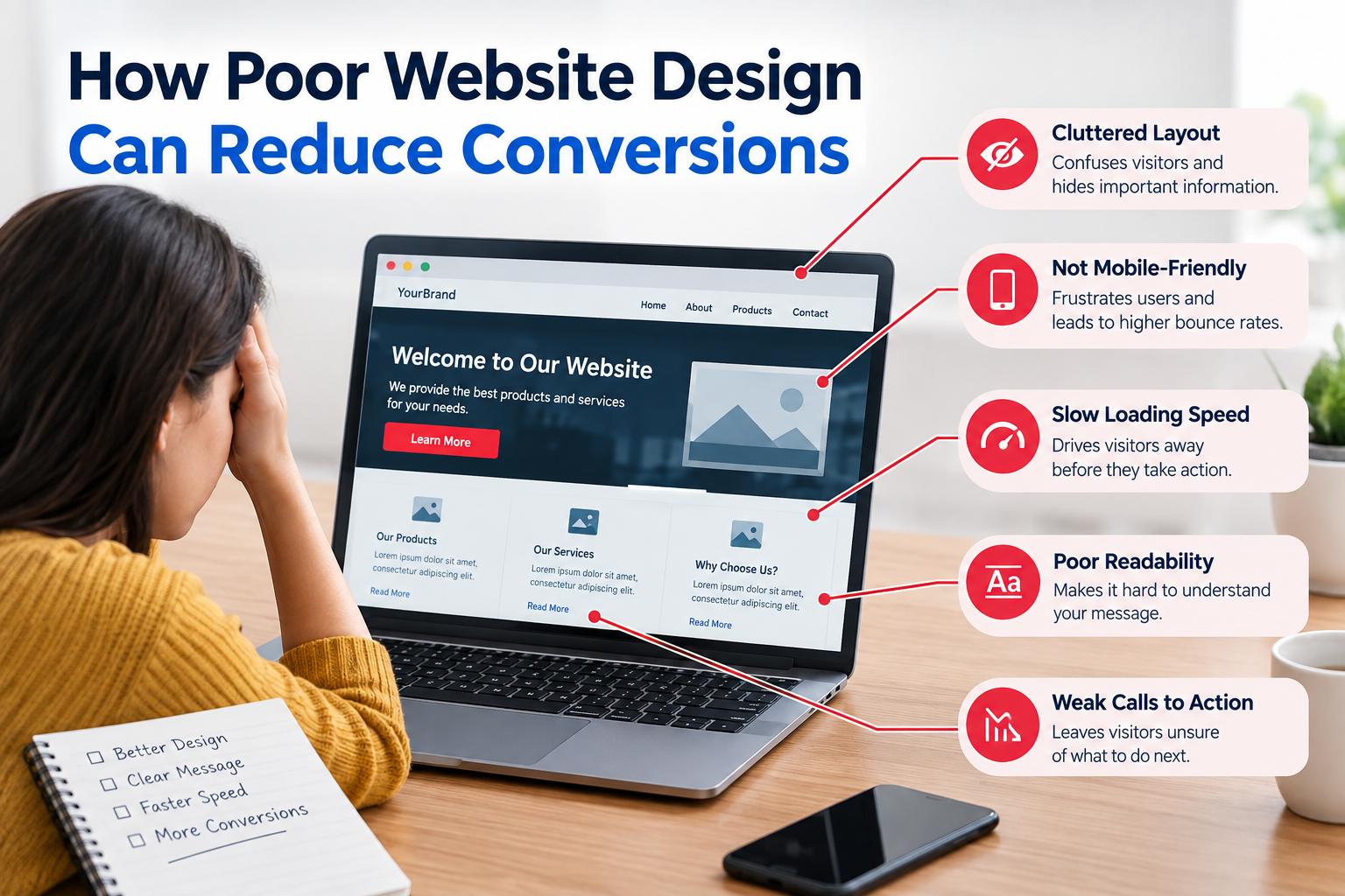 How Poor Website Design Can Reduce Conversions