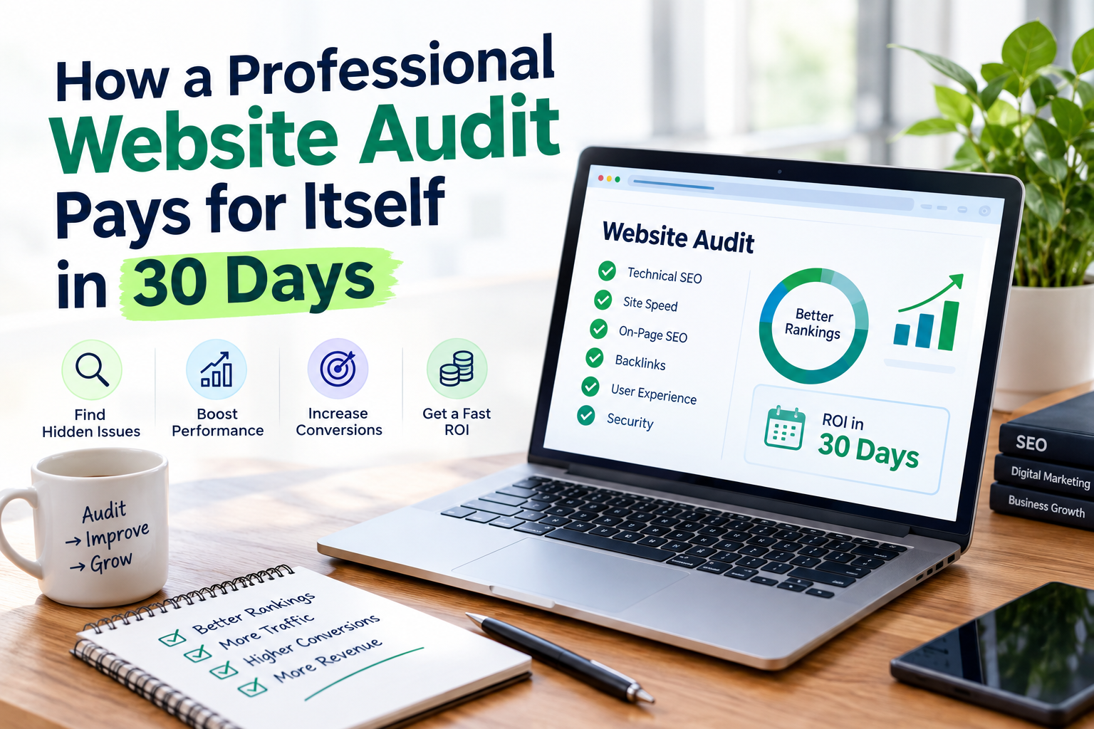How a Professional Website Audit Pays for Itself in 30 Days