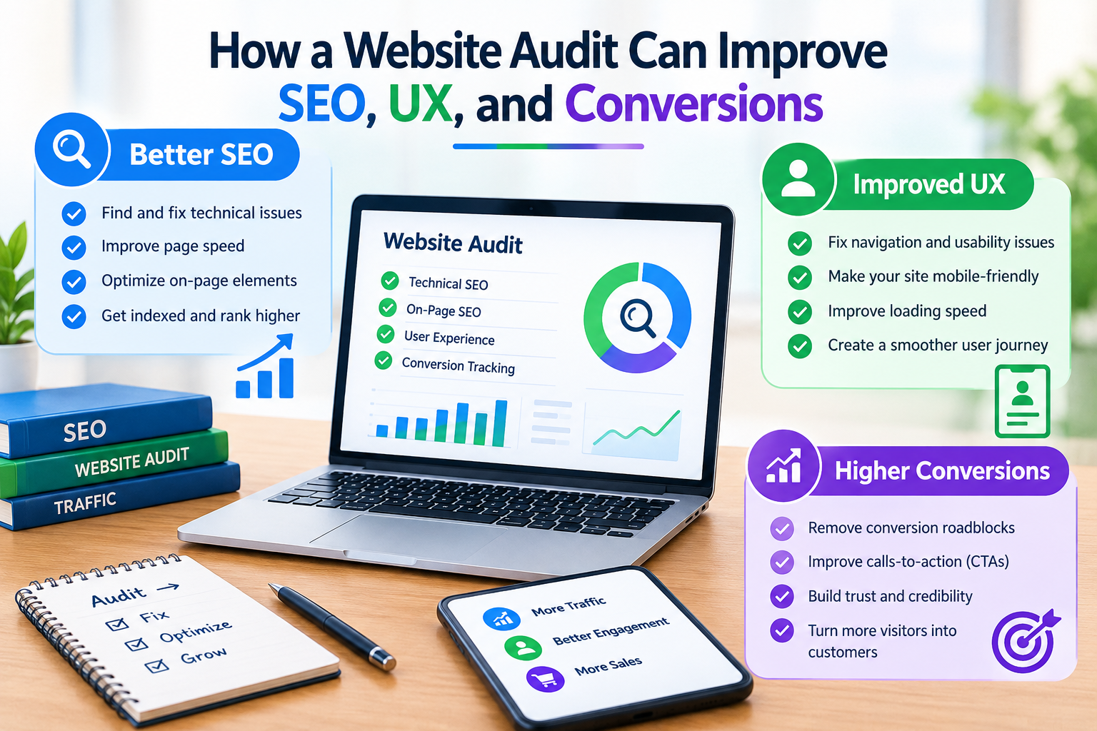 How a Website Audit Can Improve SEO, UX, and Conversions