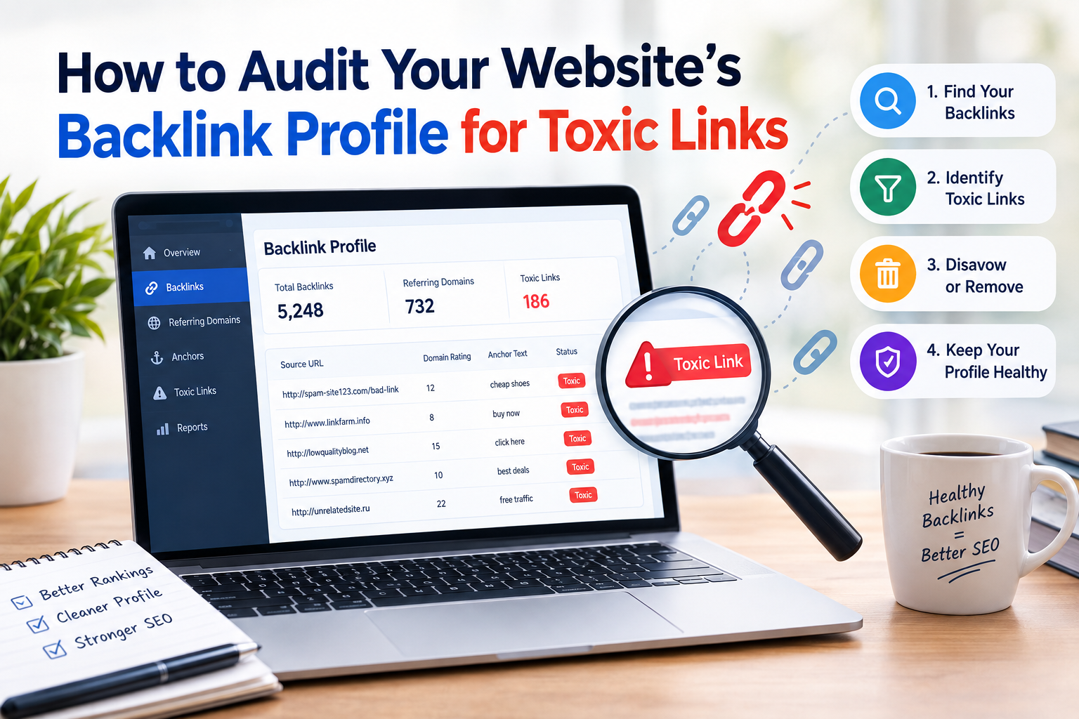 How to Audit Your Website’s Backlink Profile for Toxic Links