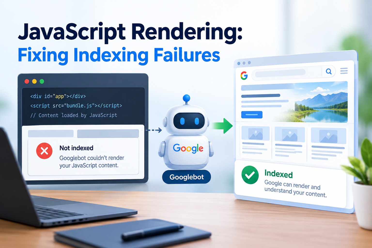 JavaScript Rendering Fixing Indexing Failures