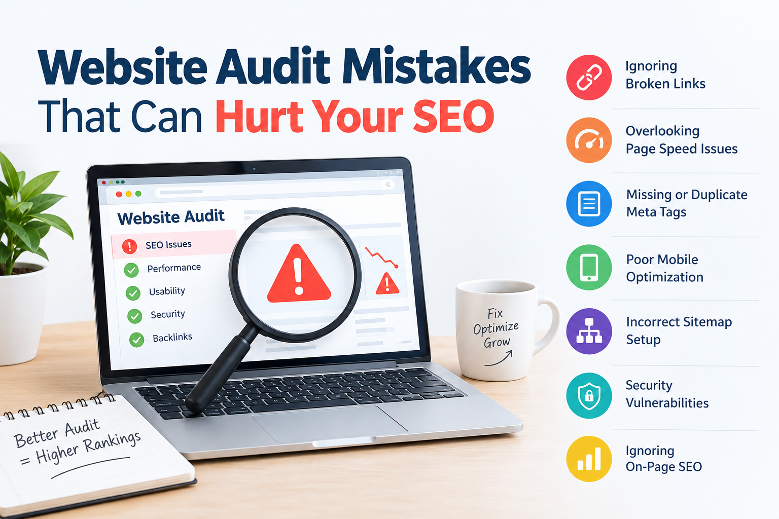 Website Audit Mistakes That Can Hurt Your SEO
