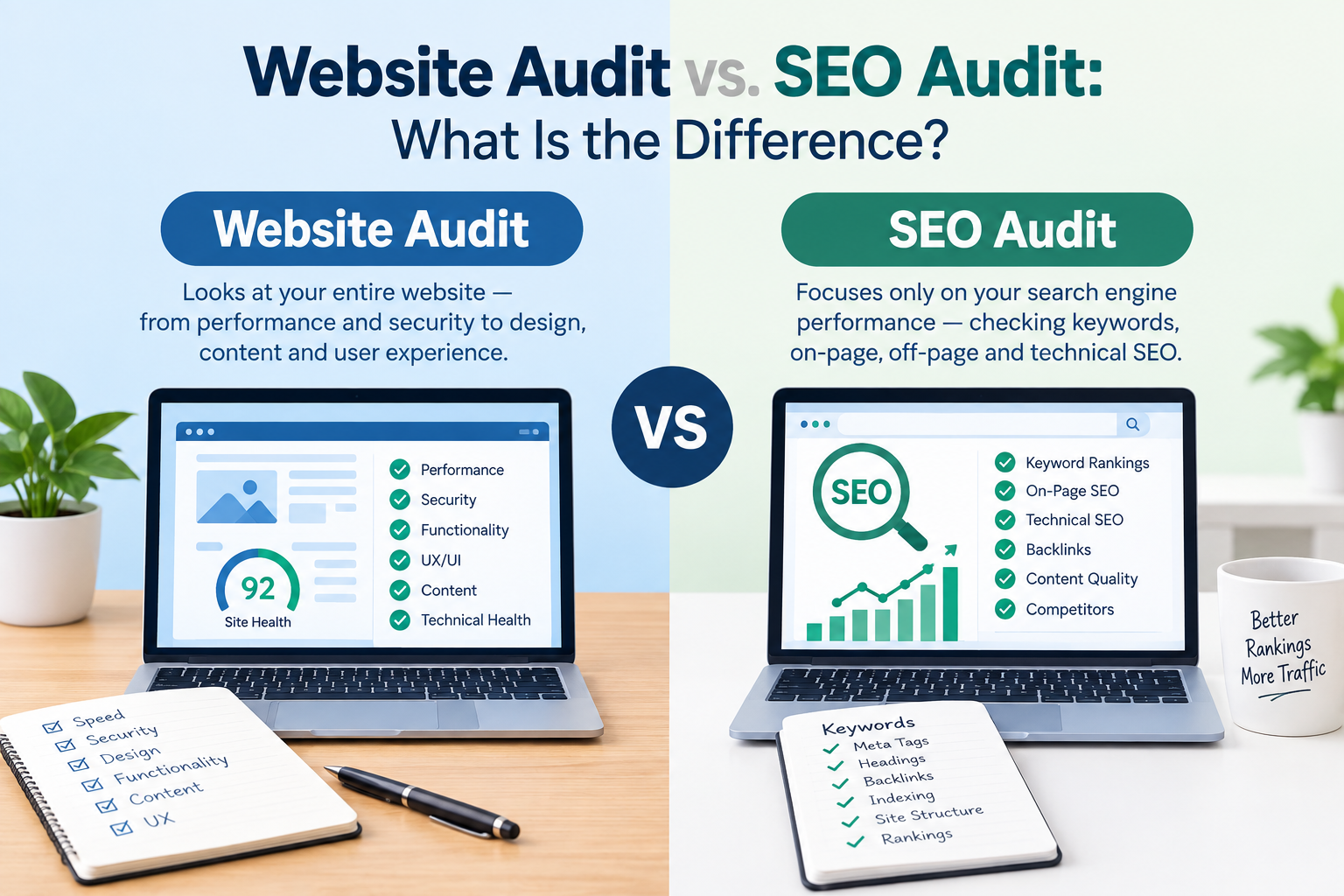 Website Audit vs. SEO Audit What Is the Difference
