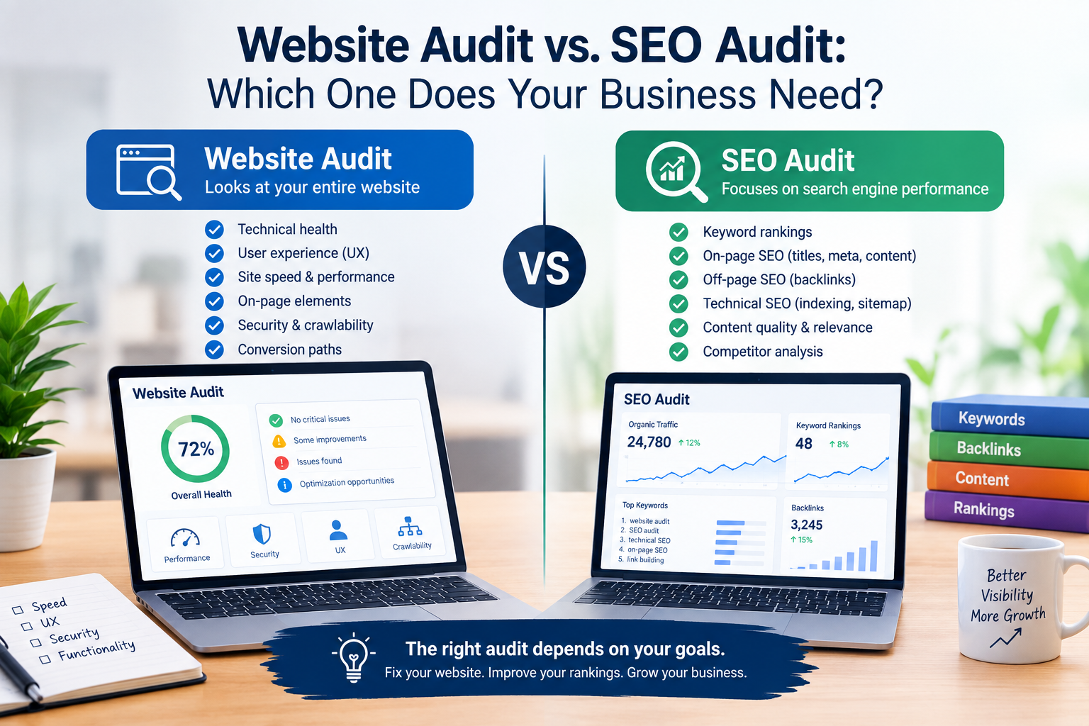 Website Audit vs. SEO Audit Which One Does Your Business Need