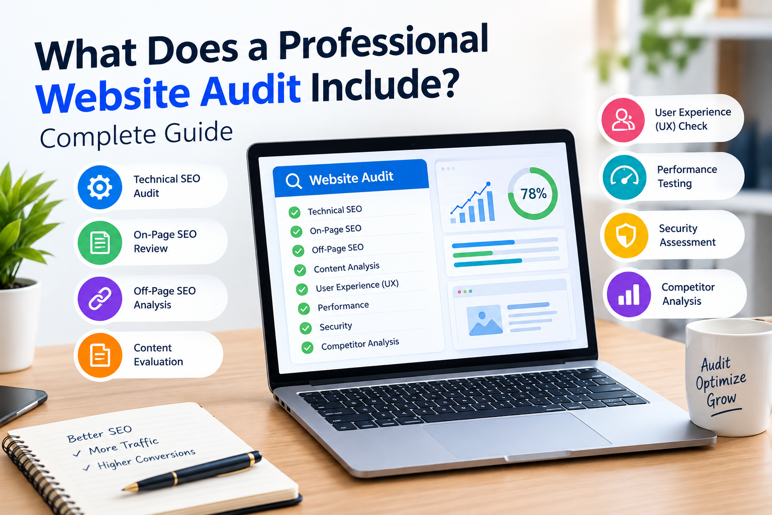 What Does a Professional Website Audit Include Complete Guide
