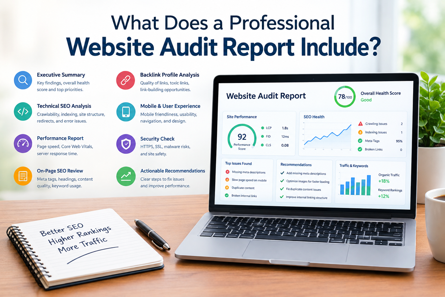 What Does a Professional Website Audit Report Include?